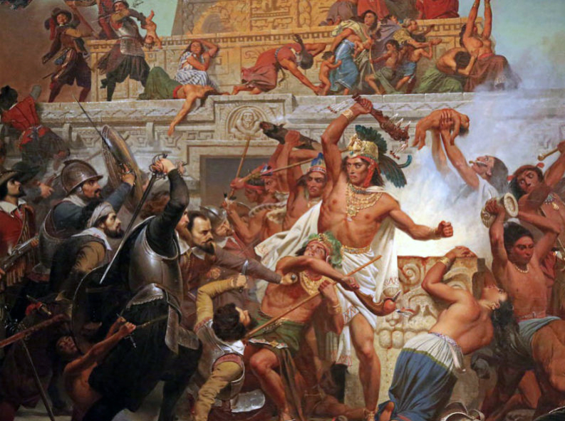 Mural, Historia, Conquista Española, Tradiciones